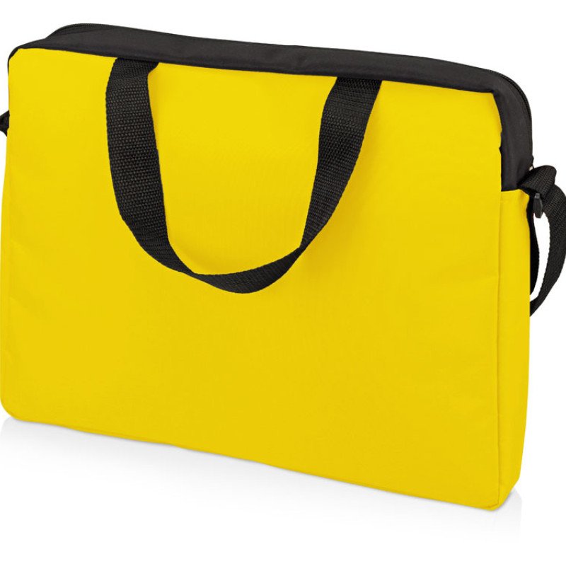 Конференц сумка для документов "Congress", желтый/черный