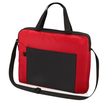 Конференц сумка для документов "Congress", красный/черный