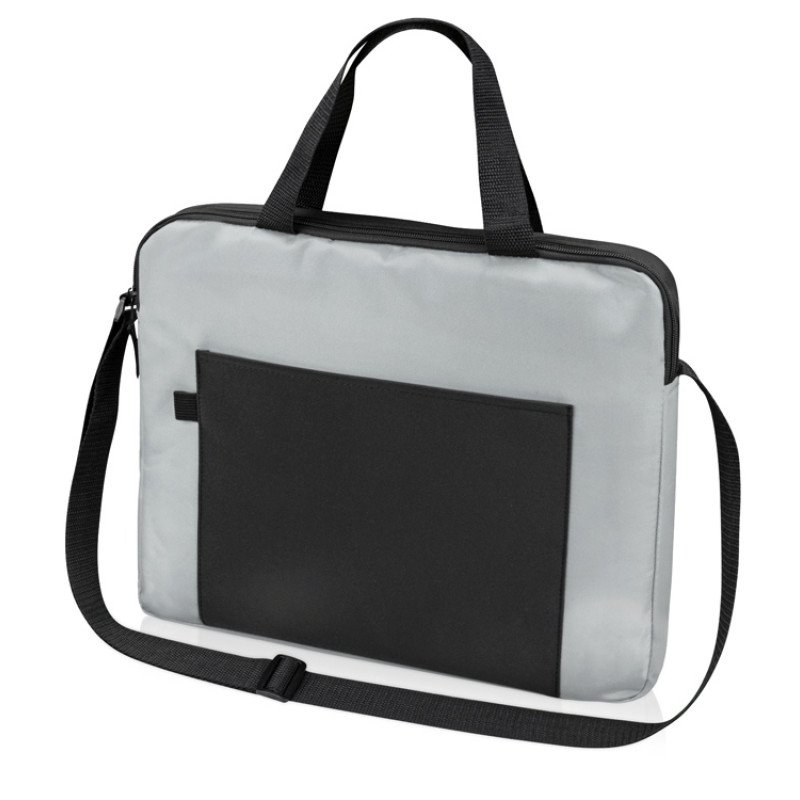 Конференц сумка для документов "Congress", серый/черный (P)