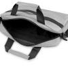 Сумка «Брейв» для документов и ноутбука 13,3", светло-серый/черный