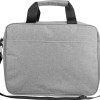 Сумка «Брейв» для документов и ноутбука 13,3", светло-серый/черный