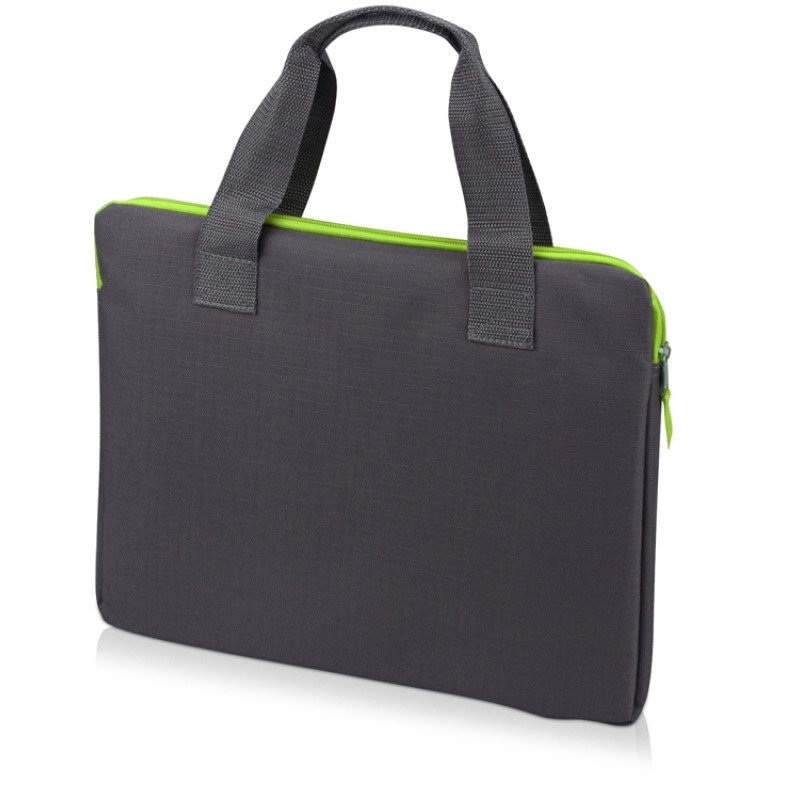 Конференц сумка "Session", серый/зеленый