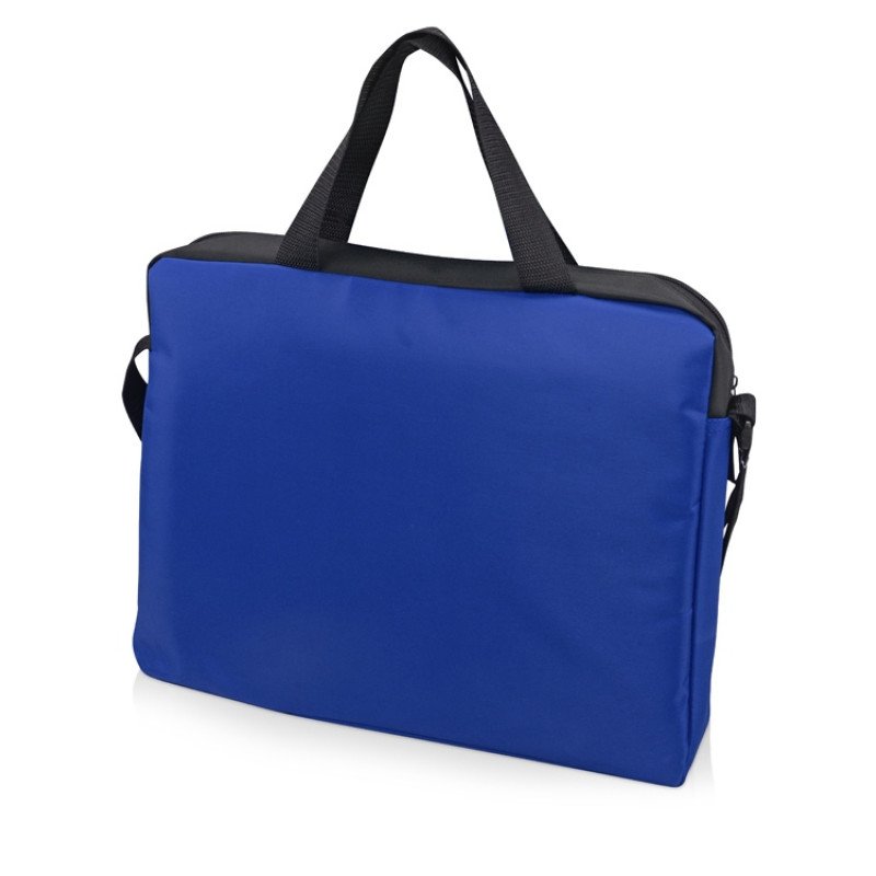 Конференц сумка для документов "Congress", синий/черный