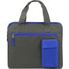 Конференц сумка "Session", серый/синий