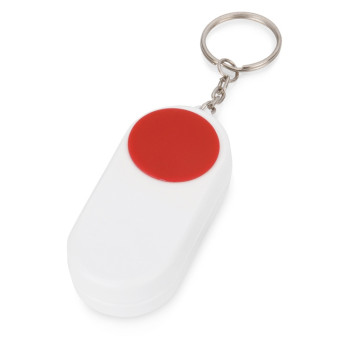 Брелок-футляр для таблеток «Pill», белый/красный