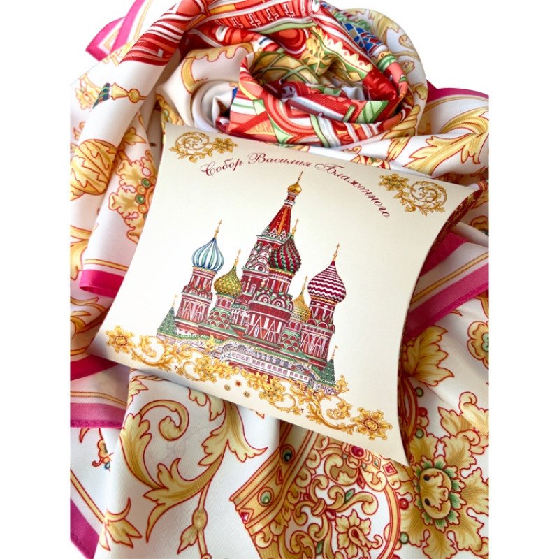 Платок "Собор Василия Блаженного"
