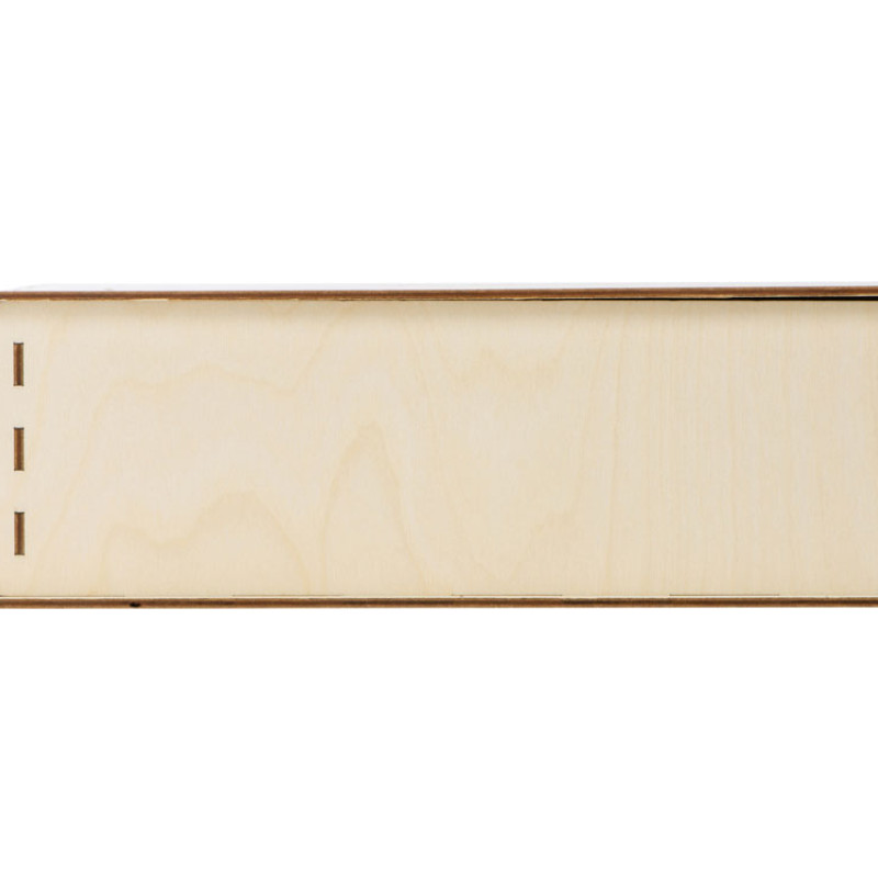 Набор бокалов для шампанского «За Россию» Chinelli в деревянной коробке