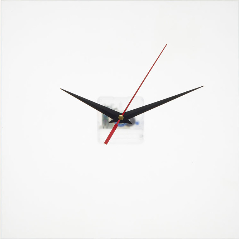 Часы настенные квадратные из стекла 28х28 см «Nile»