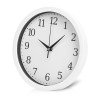 Пластиковые настенные часы  диаметр 25,5 см "Yikigai", белый