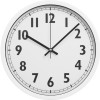 Пластиковые настенные часы  диаметр 30 см "White Mile", белый