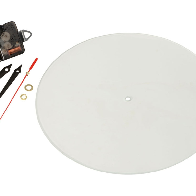 Часы настенные круглые из стекла 28 см «Thames» (Р)