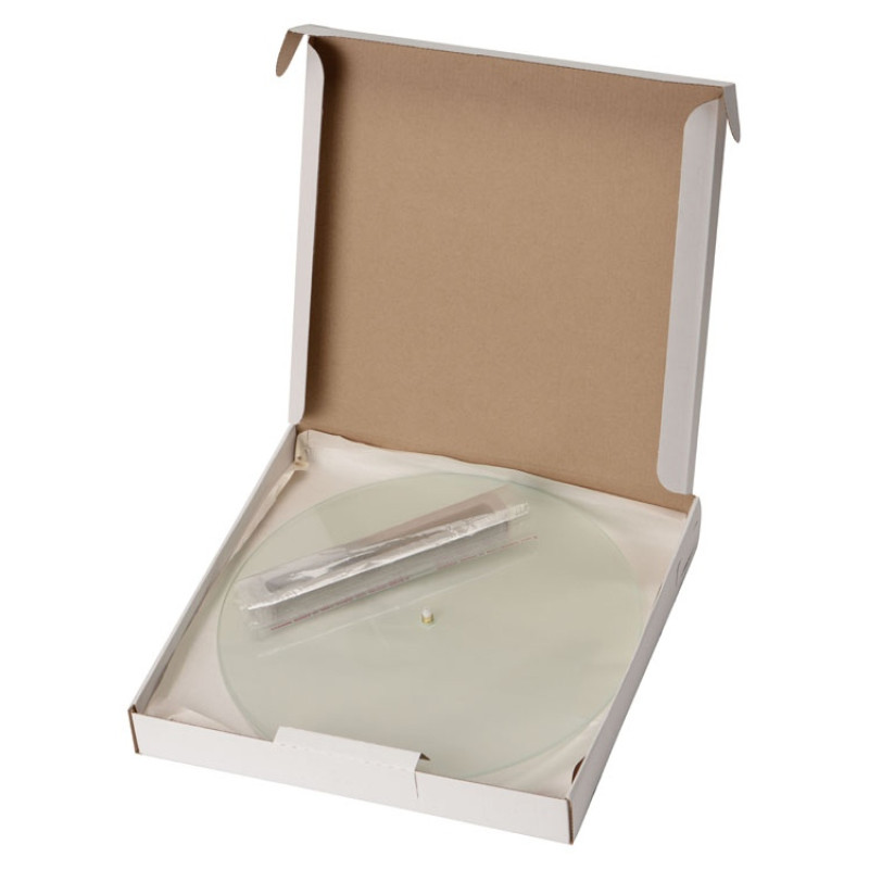 Часы настенные круглые из стекла 28 см «Thames» (Р)