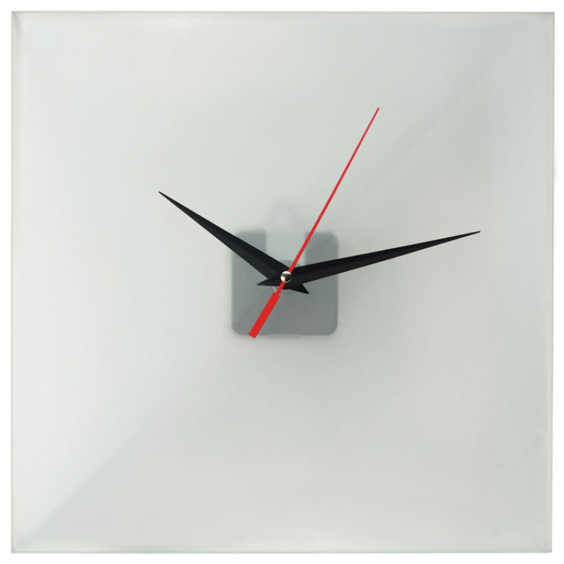 Часы настенные квадратные из стекла 28х28 см «Nile» (Р)