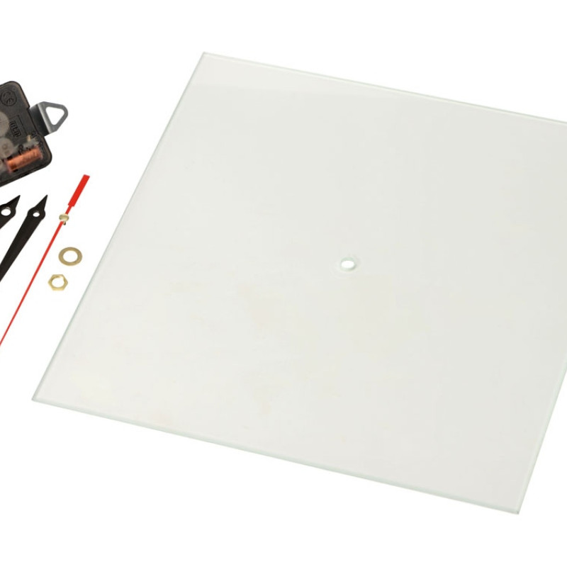 Часы настенные квадратные из стекла 28х28 см «Nile» (Р)