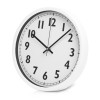 Пластиковые настенные часы  диаметр 30 см "White Mile", белый