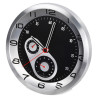 Часы настенные «Астория», серебристый/черный