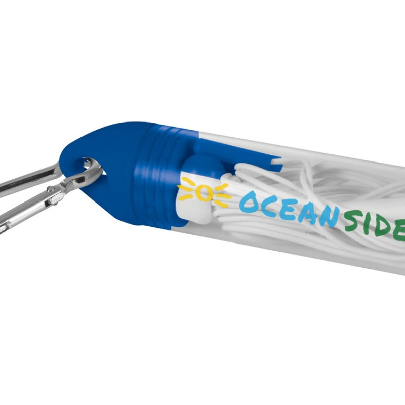 Наушники "Earbuds", ярко-синий