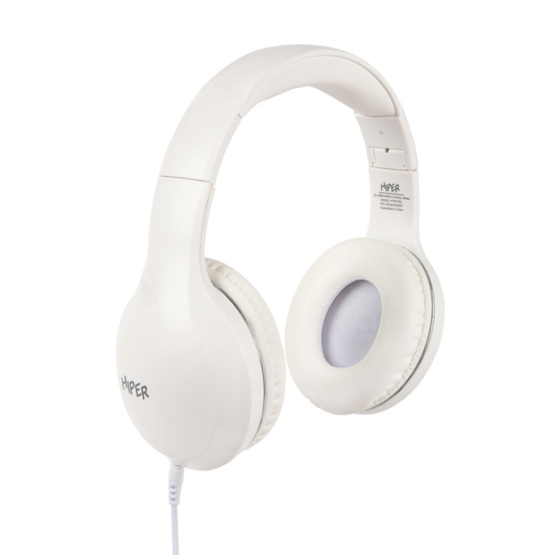 HIPER Наушники накладные WIRED CASUAL WHITE HTW-OV2