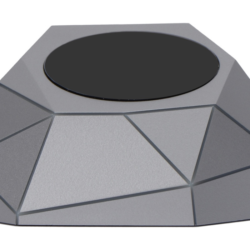 Док-станция «Geo Dock» с быстрой беспроводной зарядкой, серебристый с синей подсветкой. XOOPAR Док-станция «Geo Dock» с быстрой беспроводной зарядкой, серебристый с синей подсветкой. XOOPAR