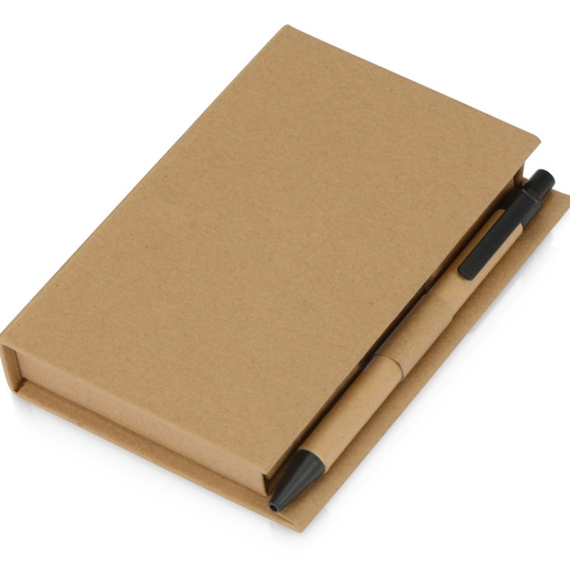 Канцелярский набор для записей "Stick box", натуральный