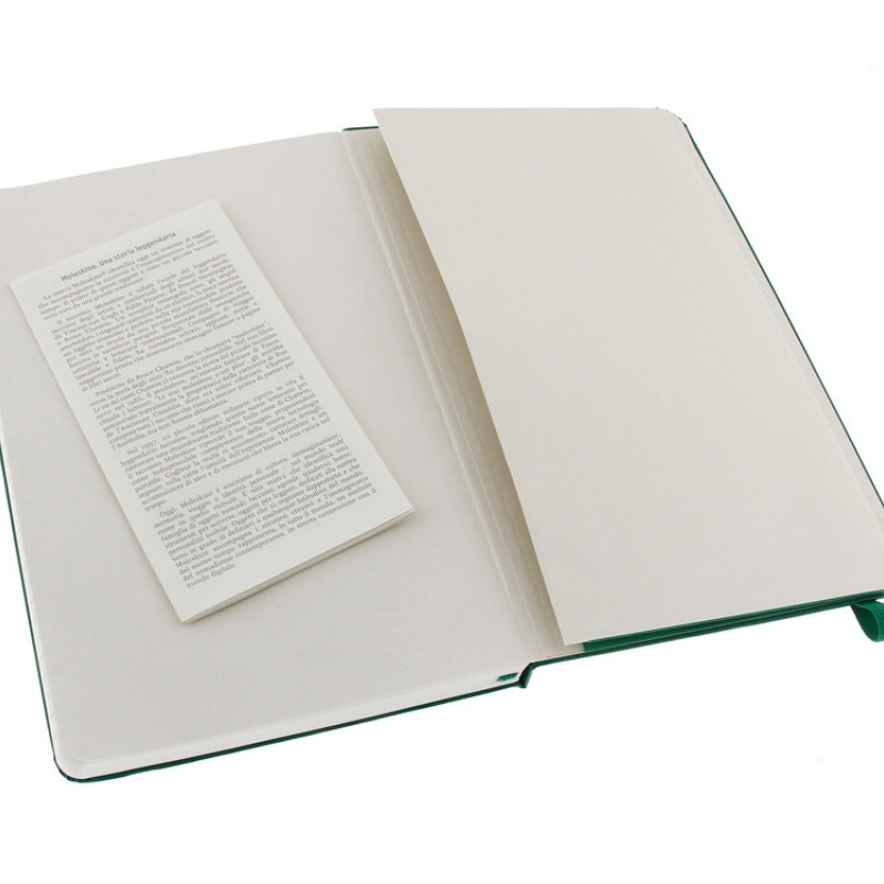 Записная книжка Moleskine Classic (в линейку) в твердой обложке, Large (13х21см), зеленый
