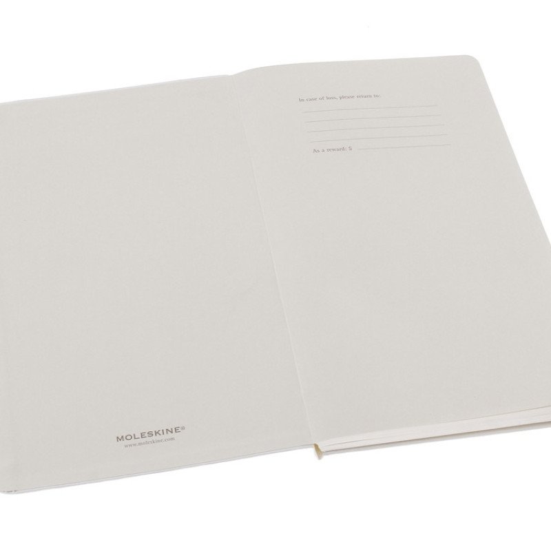 Записная книжка Moleskine Classic (в линейку) в твердой обложке, Large (13х21см), белый