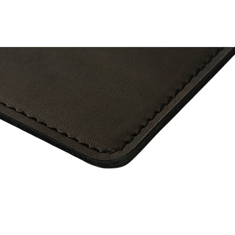 Кожаный коврик для мышки, черный Кожаный коврик для мышки, черный