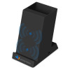Беспроводная зарядка-подставка с подсветкой "Glow box", черный