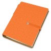 Блокнот А6 «Write and stick» с ручкой и набором стикеров, оранжевый