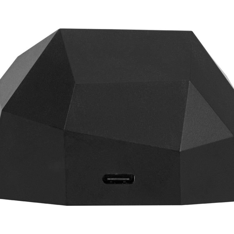 Док-станция «Geo Dock» с быстрой беспроводной зарядкой, черный с белой подсветкой. XOOPAR