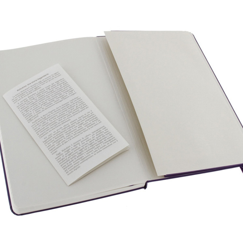 Записная книжка Moleskine Classic (в линейку) в твердой обложке, Large (13х21см), фиолетовый