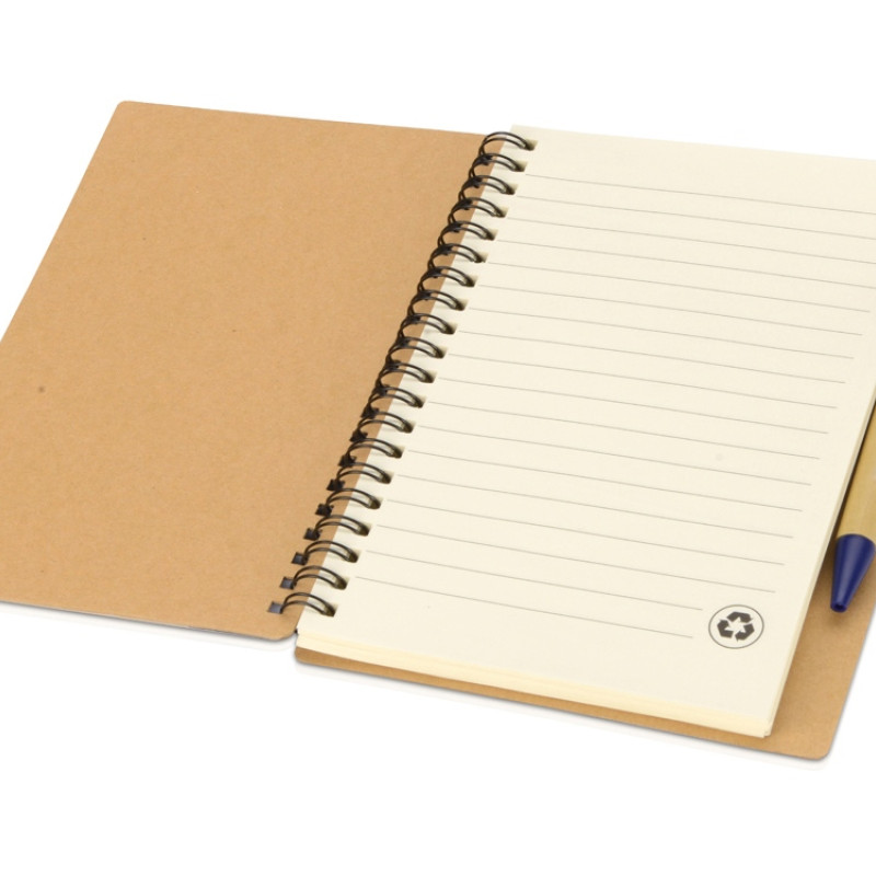 Блокнот "Priestly" с ручкой, синий