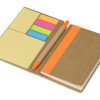 Блокнот А6 «Write and stick» с ручкой и набором стикеров, оранжевый