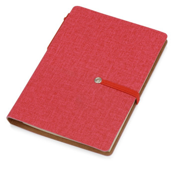 Блокнот А6 «Write and stick» с ручкой и набором стикеров, красный