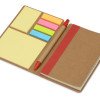 Блокнот А6 «Write and stick» с ручкой и набором стикеров, красный