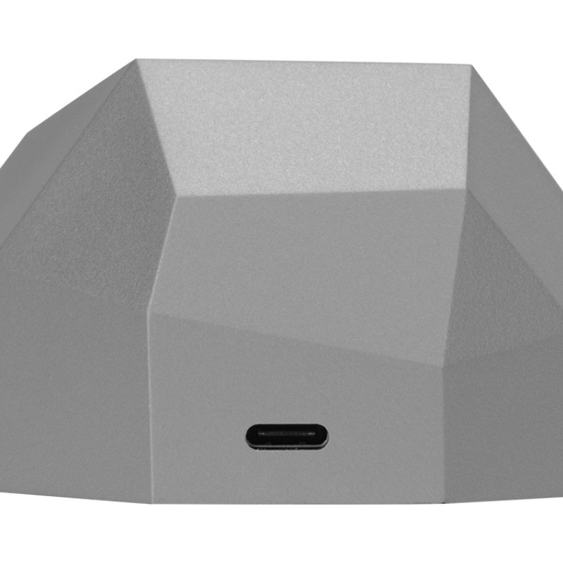 Док-станция «Geo Dock» с быстрой беспроводной зарядкой, серебристый с синей подсветкой. XOOPAR Док-станция «Geo Dock» с быстрой беспроводной зарядкой, серебристый с синей подсветкой. XOOPAR