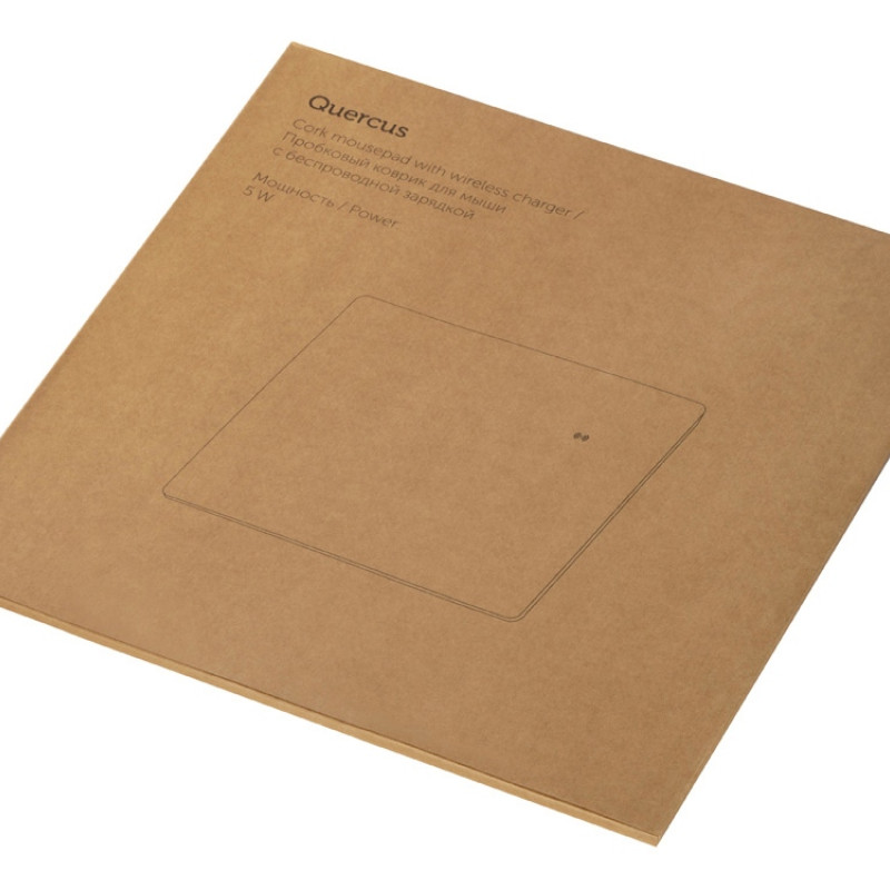 Пробковый коврик для мыши с беспроводной зарядкой «Querсus»