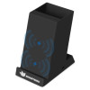 Беспроводная зарядка-подставка с подсветкой "Glow box", черный