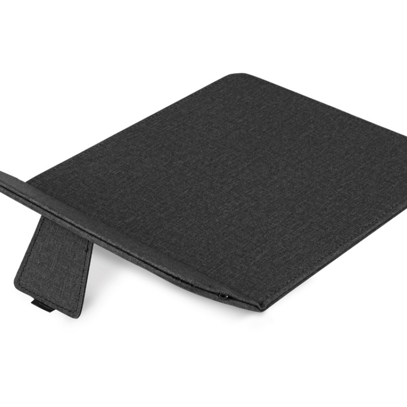 Коврик для мыши с беспроводной зарядкой "Mist", темно-серый (Р)