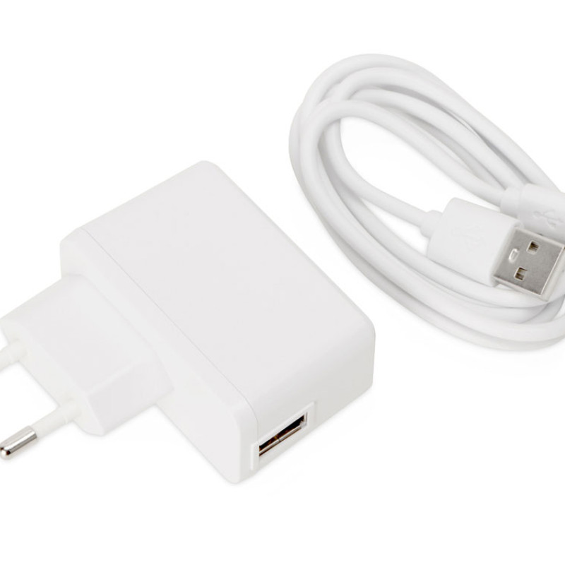 Настольная лампа с функцией беспроводной зарядки "Starline", белый (P)