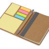 Блокнот А6 «Write and stick» с ручкой и набором стикеров, серый Блокнот А6 «Write and stick» с ручкой и набором стикеров, серый