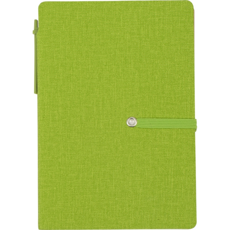 Набор стикеров А6 "Write and stick" с ручкой и блокнотом, зеленое яблоко (Р)