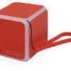 Портативная колонка «Cube» с подсветкой, красный