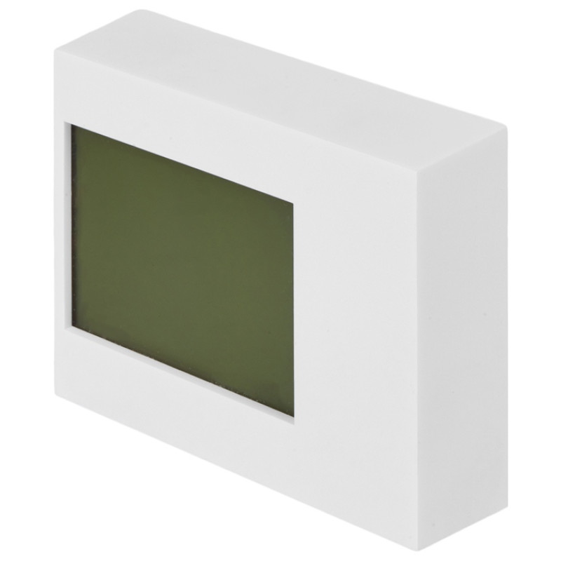 Настольные электронные мультифункциональные часы "Rotatio" с подсветкой, белый