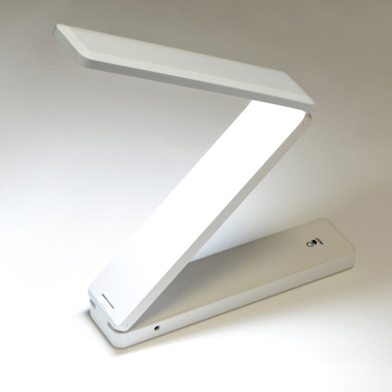 Складывающаяся настольная LED лампа "Stack", белый Складывающаяся настольная LED лампа "Stack", белый
