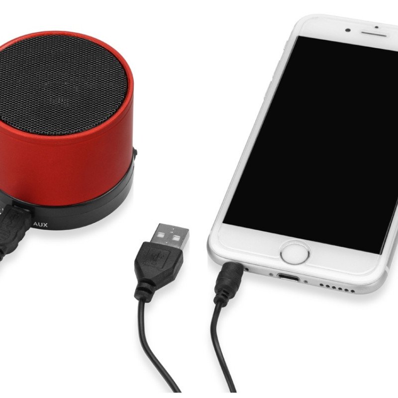 Беспроводная колонка "Ring" с функцией Bluetooth, красный