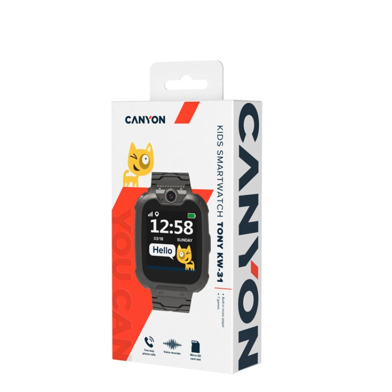 Детские часы Canyon Tony KW-31, черный Детские часы Canyon Tony KW-31, черный