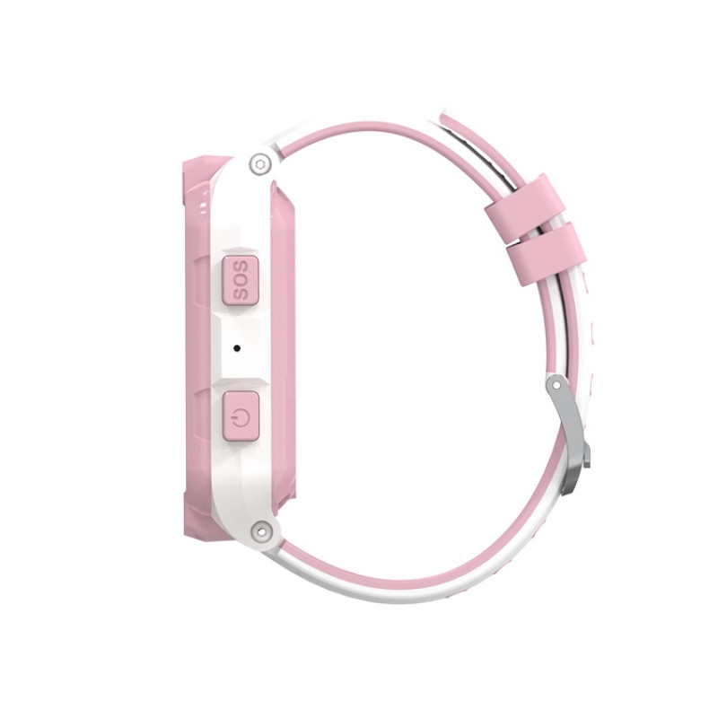 Детские часы "Cindy" KW-41, IP67, белый/розовый