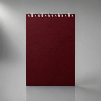 Бизнес - блокнот Альт А5 (127 х 198 мм) "Office" 60 л., бордовый