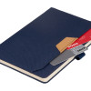 Блокнот А5 из RPET "Harvey", 80 листов FSC бумага, синий